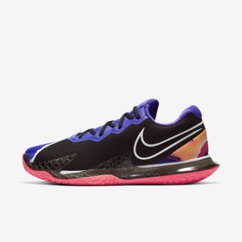 Nike Court Air Zoom Vapor Cage 4 - Férfi Teniszcipő - Fekete/Piros/Lila/Fehér